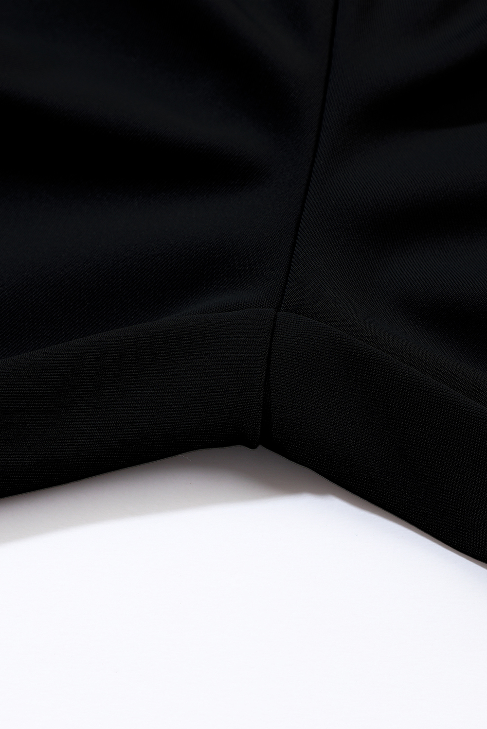 Black Pocketed Smocked High Waist Joggers