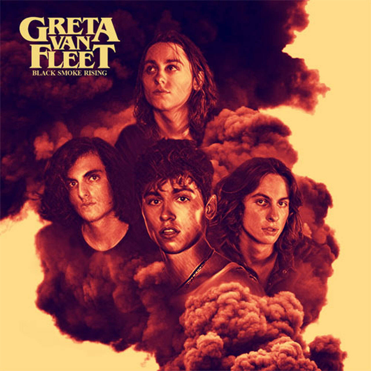 Greta Van Fleet Black Smoke Rising 12" Vinyl EP