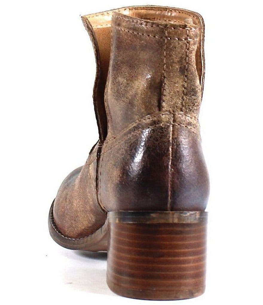 Diba True Walnut Grove Distressed Leather Western Booties