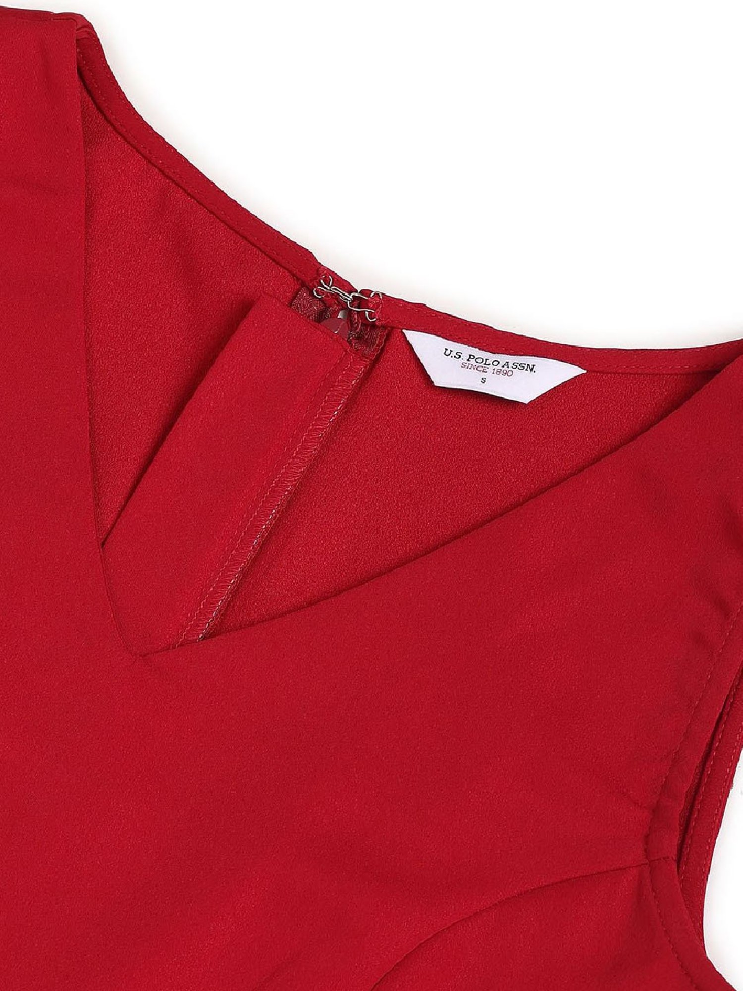 U.S. Polo Assn. Red A Line Dress