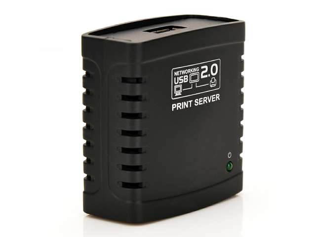 TeKit USB 2.0 Network LPR Print Server Printer Share Hub Palm Size with Wireless ,Allows multiple computers to share one USB printer on the network(NOT support Windows 8 and above)