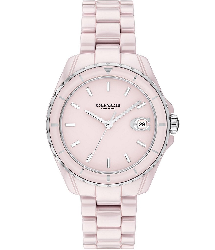 COACH Preston Ceramic Bracelet Watch
