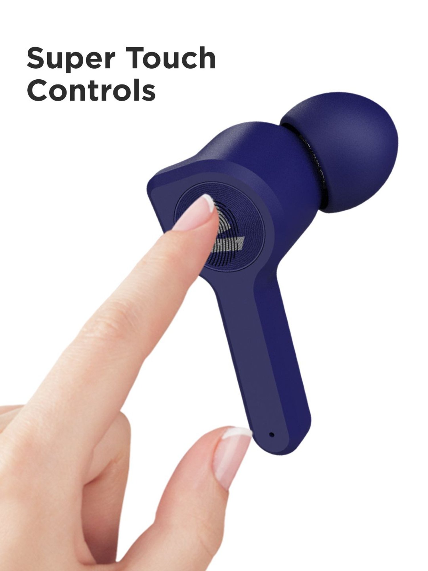 boAt Airdopes 402 True Wireless Earbuds with IPX4 Water Resistance (Bold Blue)