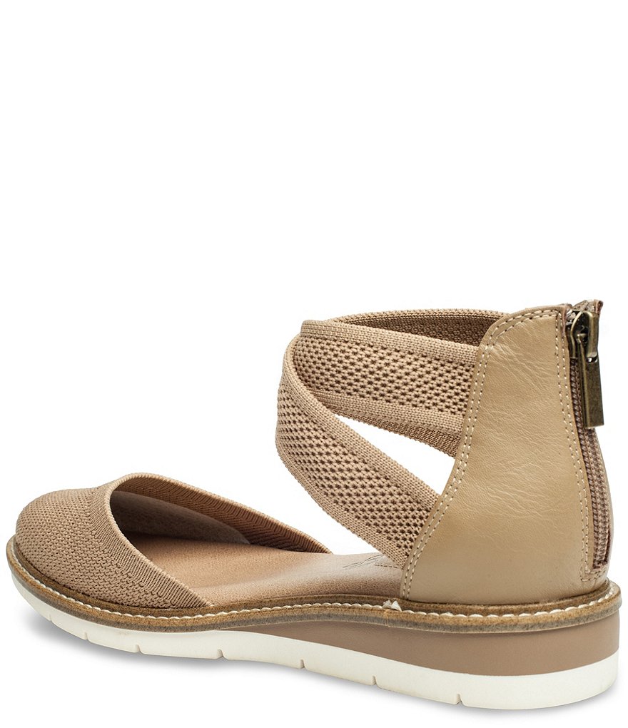 Me Too Adria Mesh Crossover Back Zip Wedges