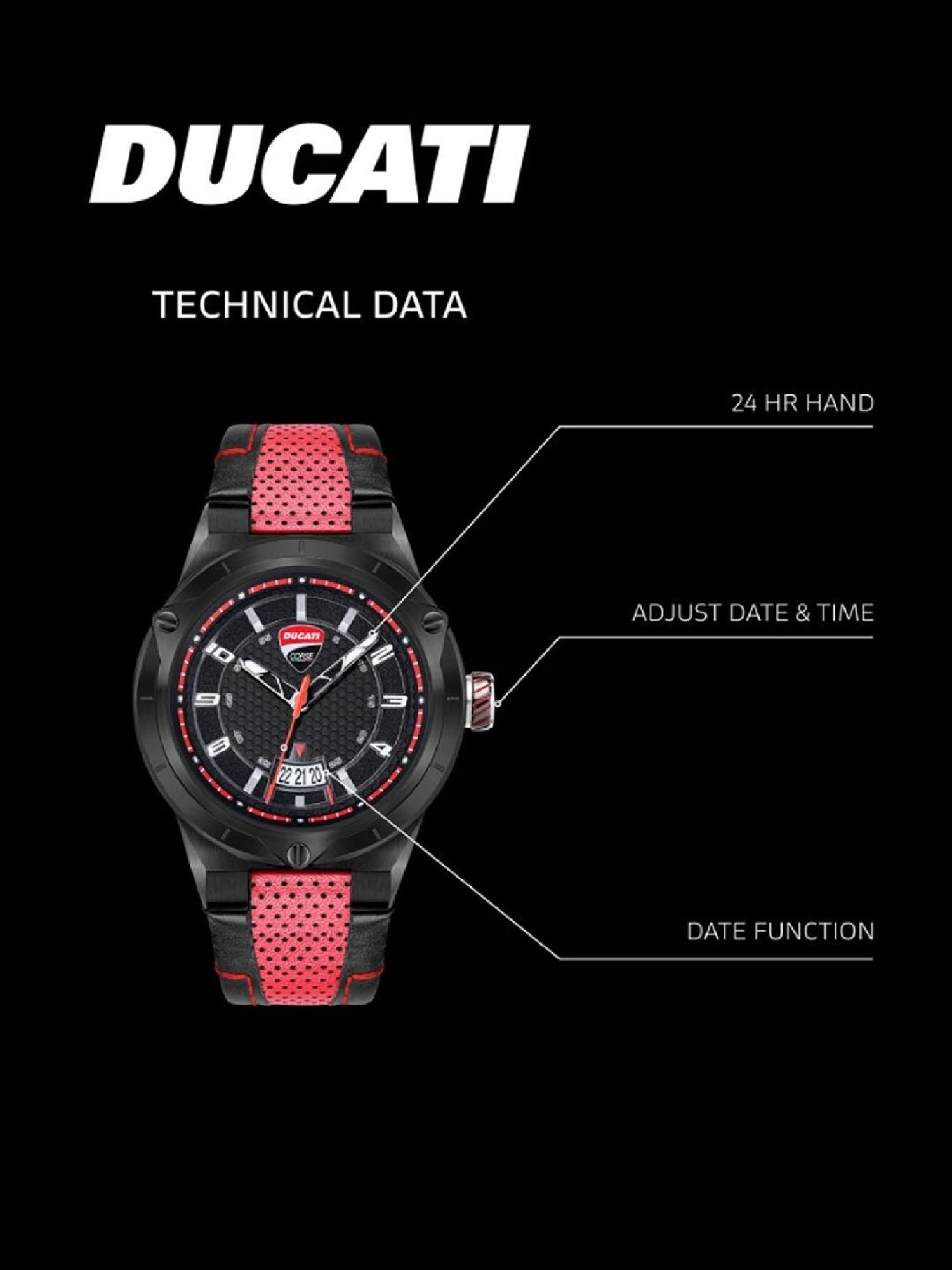 Ducati Corse DTWGB2019701 Analog Watch for Men
