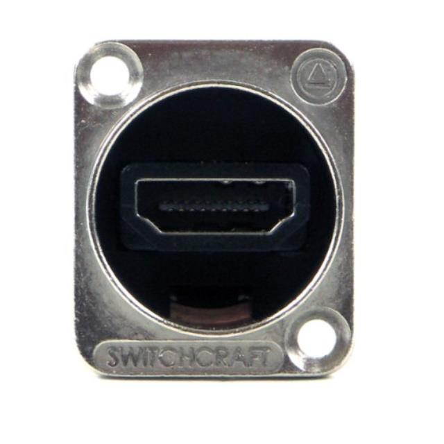 Switchcraft EHHDMI2PKG HDMI Feedthru, Bagged with 4-40 Mounting Screws