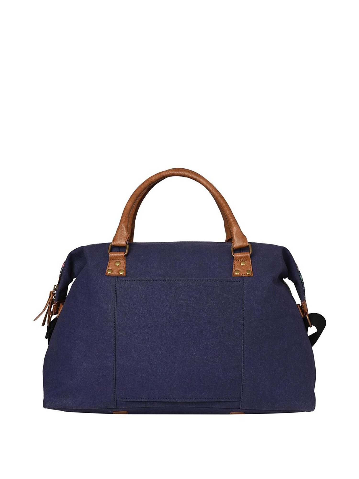 Mona B Oasis Navy Large Duffle Bag