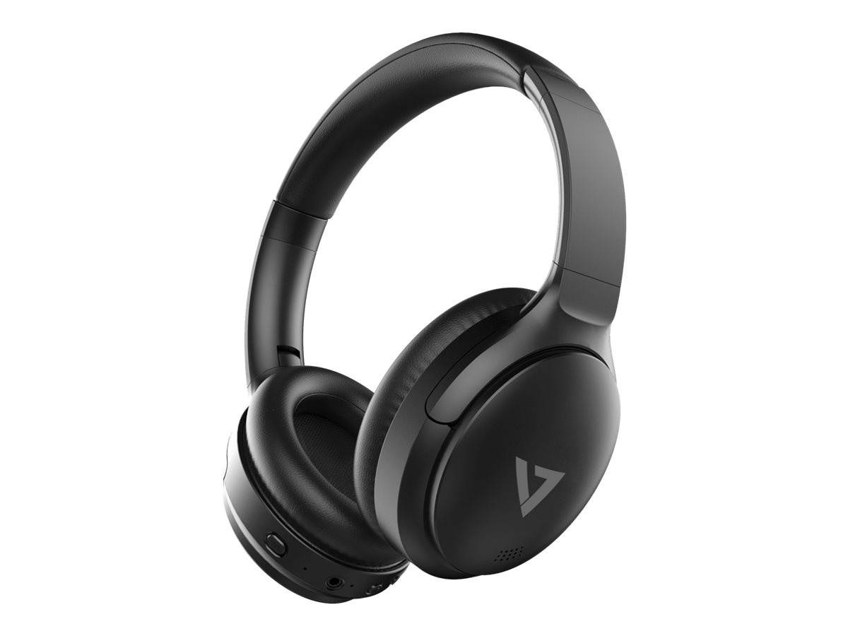 V7 HB800ANC Wireless Bluetooth Stereo ANC Headphones - Black