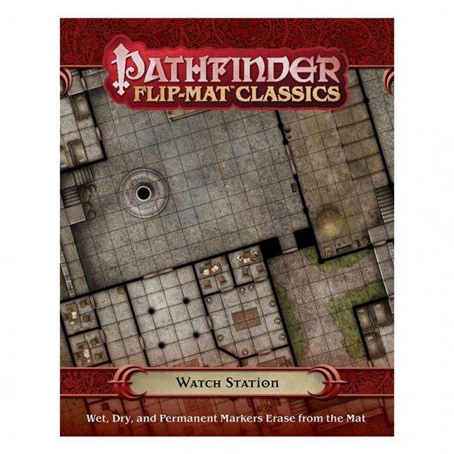 Paizo PZO31017 24 x 30 in. Pathfinder Flip Mat Classics Watch Station