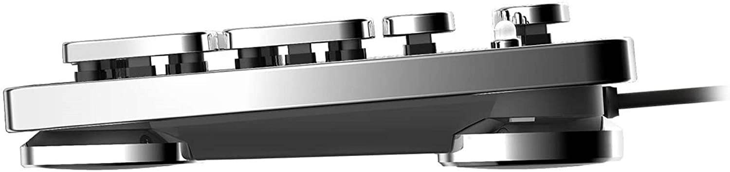 Azio MK-RETRO-01 MK Retro Mechanical Keyboard and Blow Off Duster (10 oz) Bundle (4 Items)