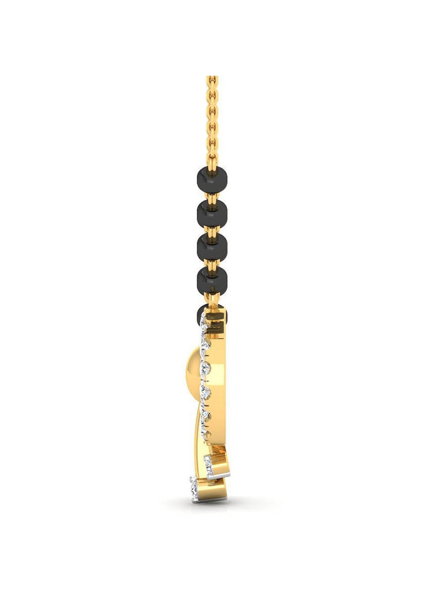 Waman Hari Pethe Jewellers 18k Gold & Diamond Mangalsutra for Women