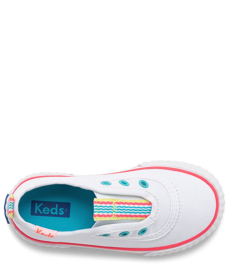Keds Girls' Topkick Washable Canvas Slip-On Sneakers (Infant)