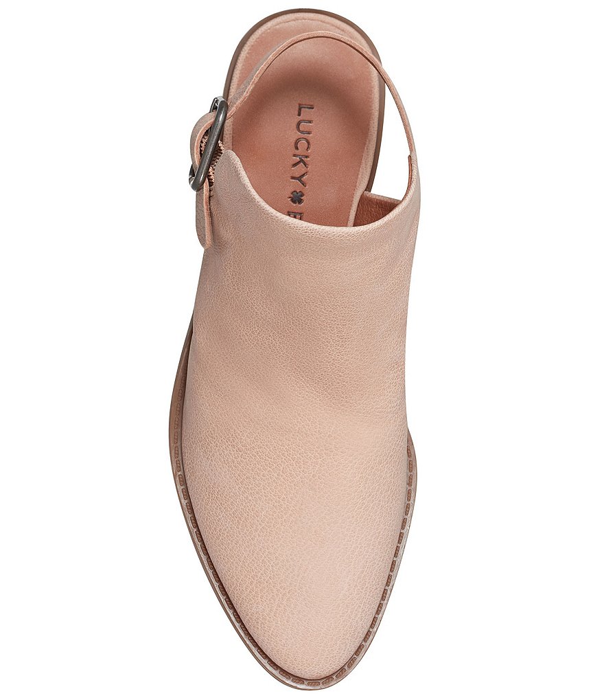 Lucky Brand Farryn Nubuck Slingback Low Heel Shooties