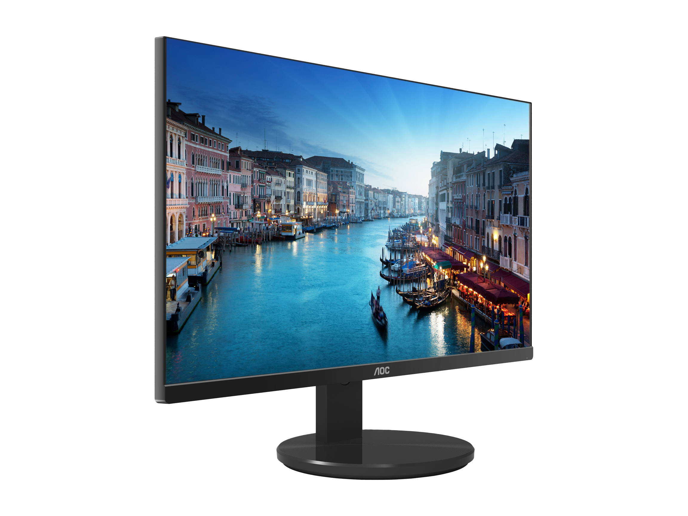 AOC U2790VQ 27" 4K 3840 x 2160 UHD LED Monitor, IPS Panel, 1 Billion+ Colors, 20M:1 Smart Contrast, DisplayPort/HDMI Inputs, VESA