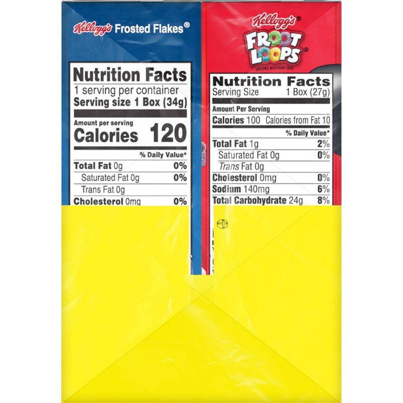 Fun Pack Breakfast Cereal - 8ct - Kellogg's