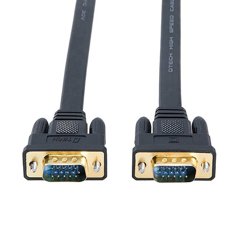 Cables Direct Online 100FT SVGA Monitor Cable, Male to Male 1080P Super VGA Display Cord for PC Projector Laptop TV
