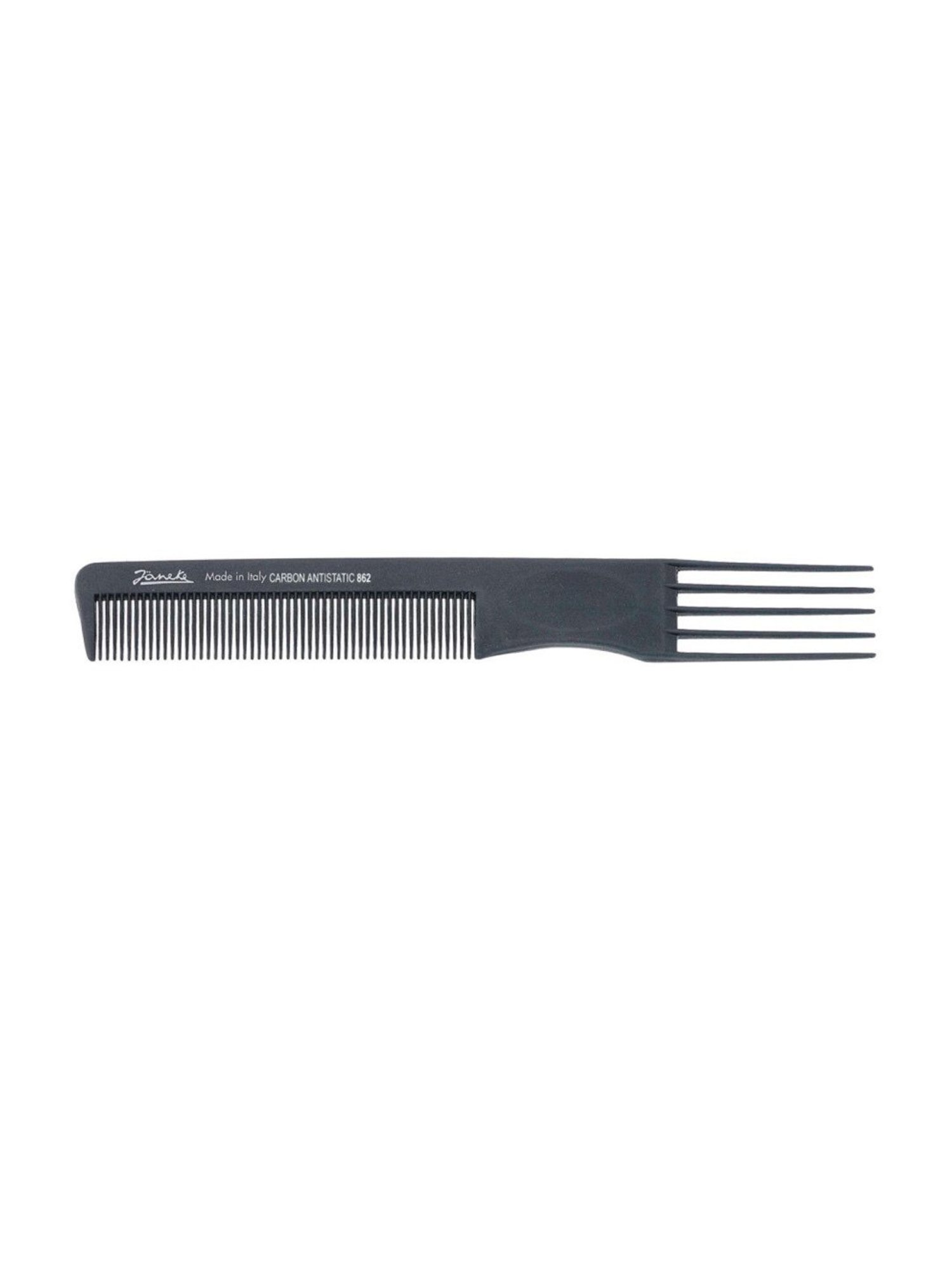 Janeke 1830 Professional Tous Types Teasing Carbon Fibre Hair Comb - 21 cm