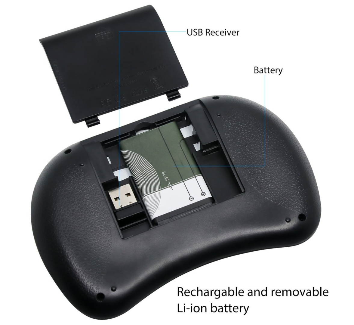 Remote Mini Wireless Keyboard, i8 plus 2.4GHz Portable 3 color backlight Wireless Keyboard with Touchpad Mouse, Best For Android Smart Tv Box HTPC IPTV PC Pad XBOX