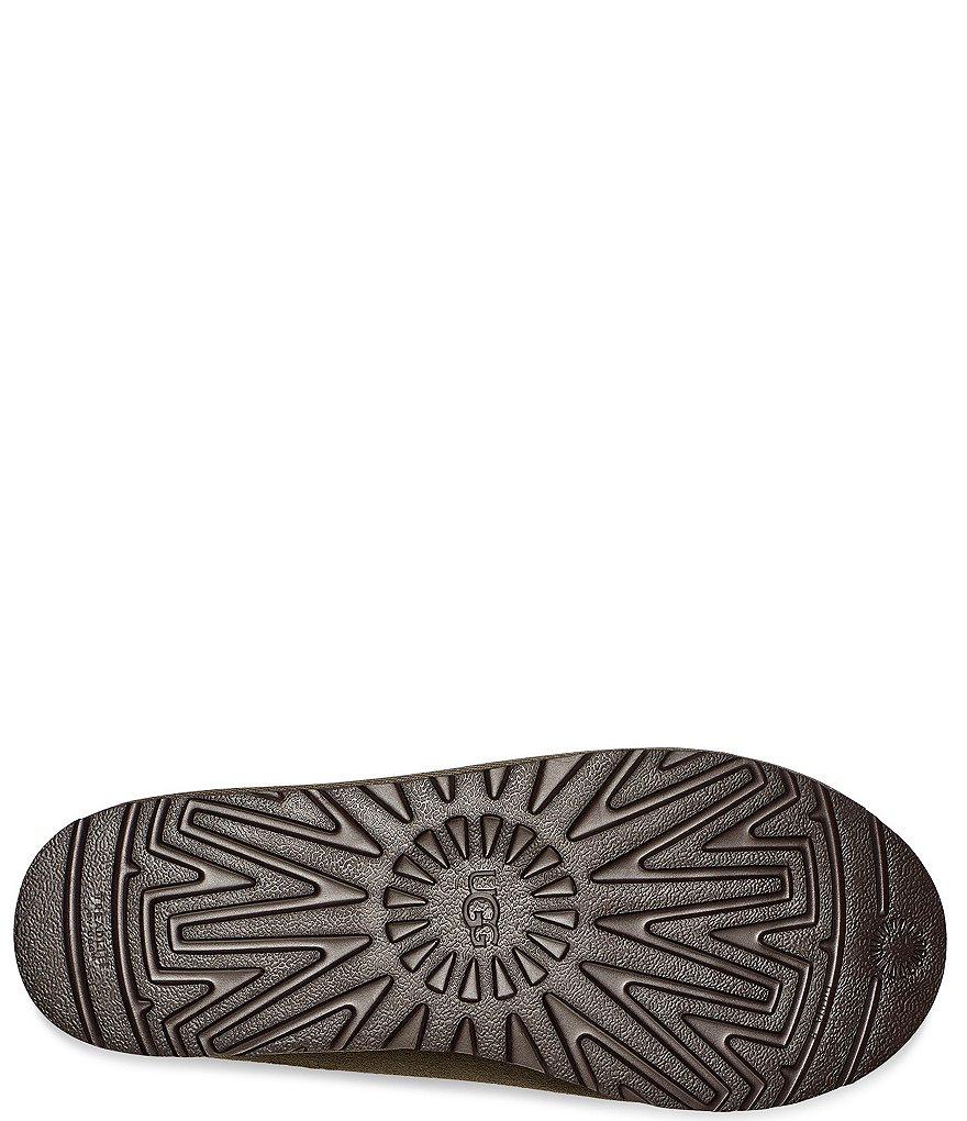 UGG&reg; Men's Scuff Logo Suede Slippers