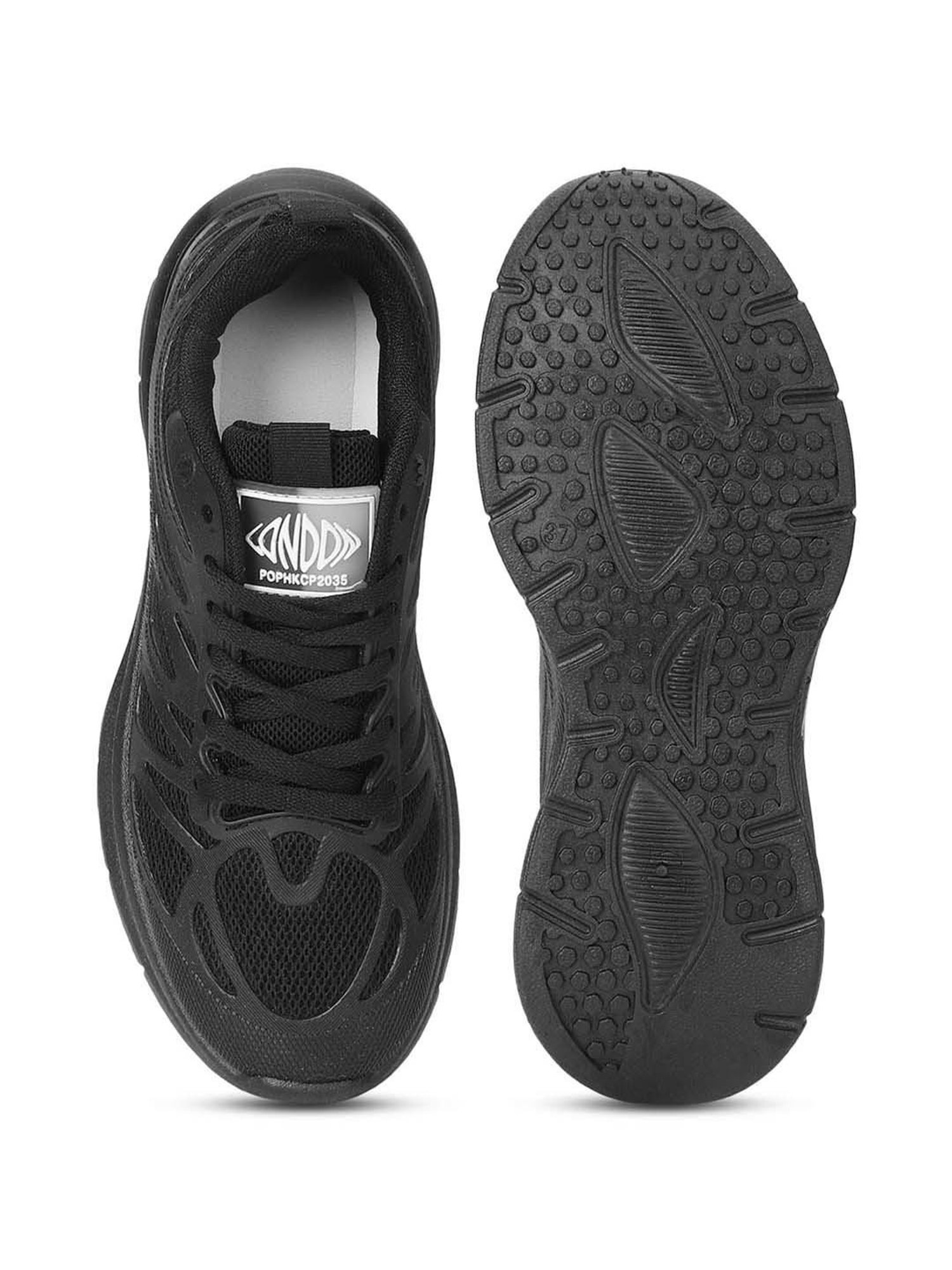 Truffle Collection Women's Black Casual Sneakers