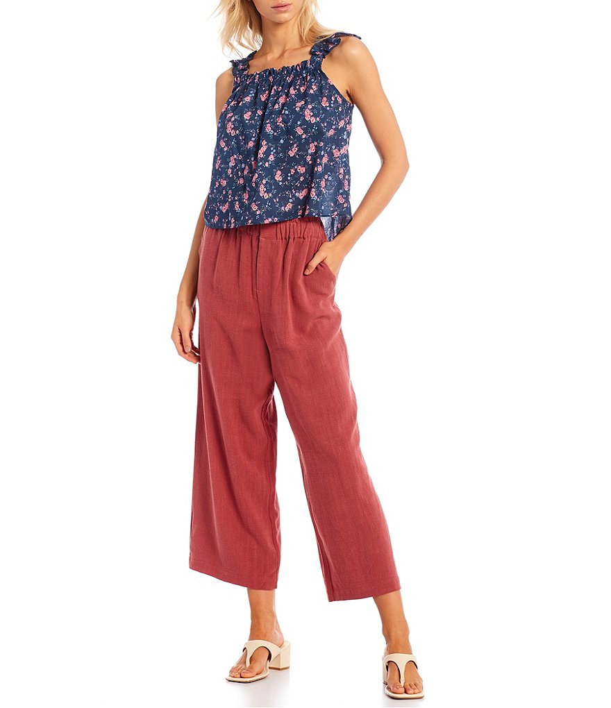 Every Pleated Flat Front Tapered Leg Chino Pants