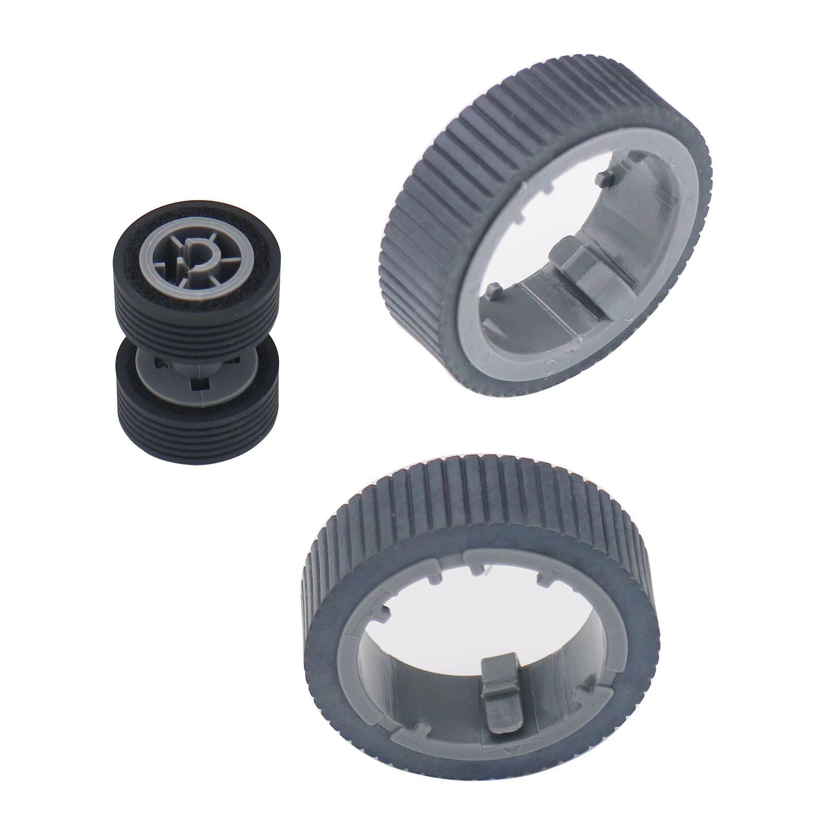 Replacement Scanner Brake Roller and Pick Roller Set Compatible with for Fujitsu fi-7140 fi-7240 fi-7160 fi-7260 fi-7180 fi-7280 fi-7300NX, Part No PA03670-0001 PA03670-0002