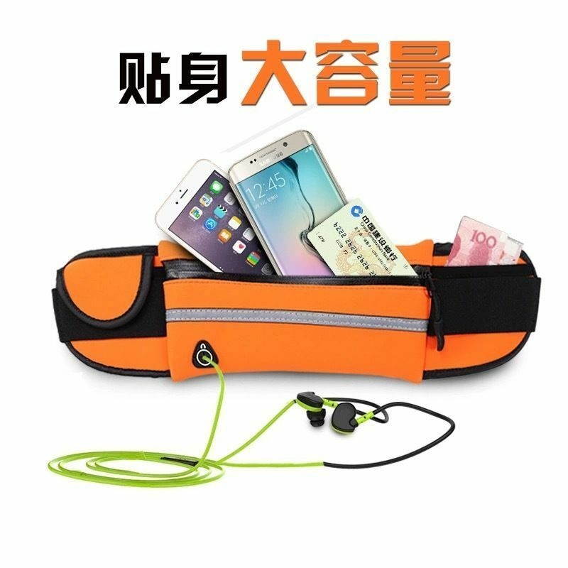 Waterproof Sport Runner Waist Bum Bag Running Jogging Belt Pouch Zip Fanny Pack