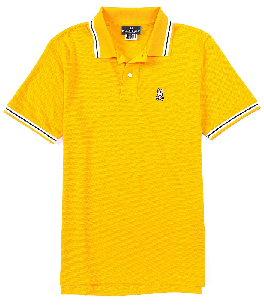 Psycho Bunny Sport Cranworth Performance Stretch Short-Sleeve Polo Shirt