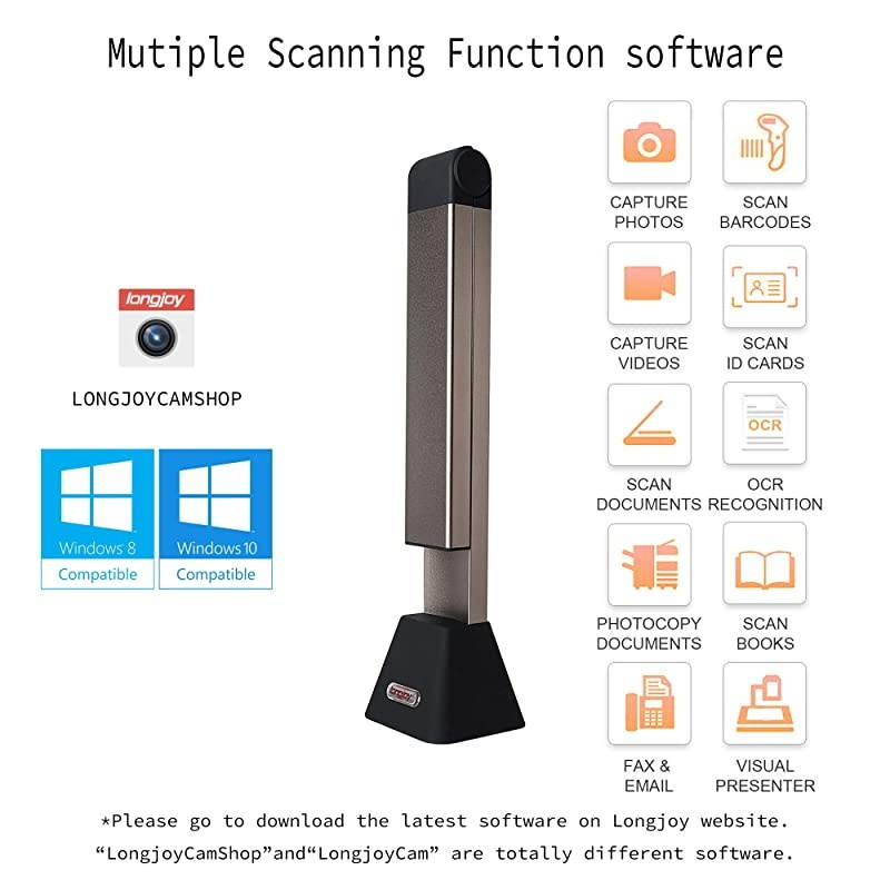 Document Camera HD Digital Portable 8MP A3 USB Document Scanner LV-3 Series LV-3800