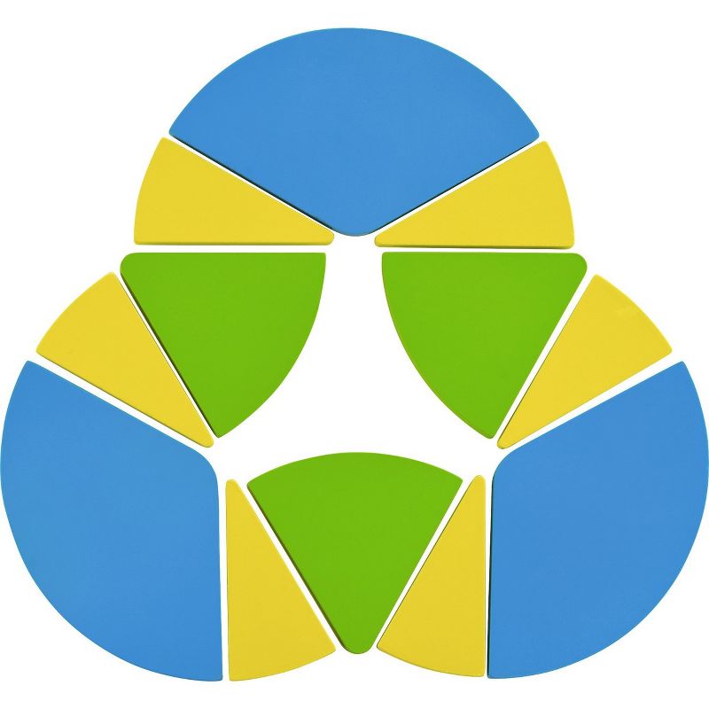 HABA Color Pie - 27 Piece Wooden Arranging Game with Templates for Ages 2+