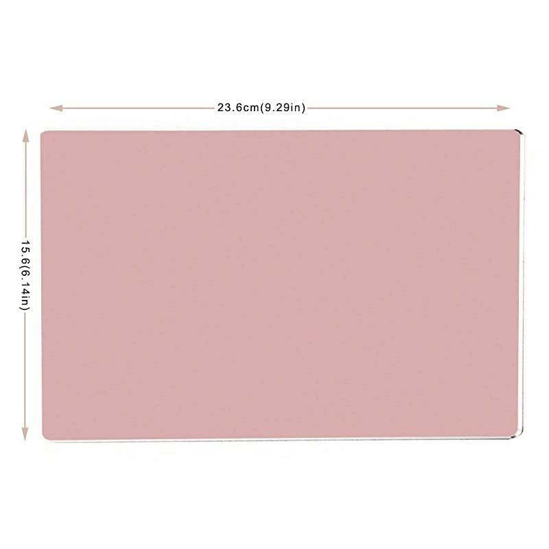 Mouse Pad  918 611 Gaming Aluminum Mouse Pad W NonSlip Rubber Base Micro Sand Blasting Aluminium Surface for Fast and Accurate Control Small Rose Gold
