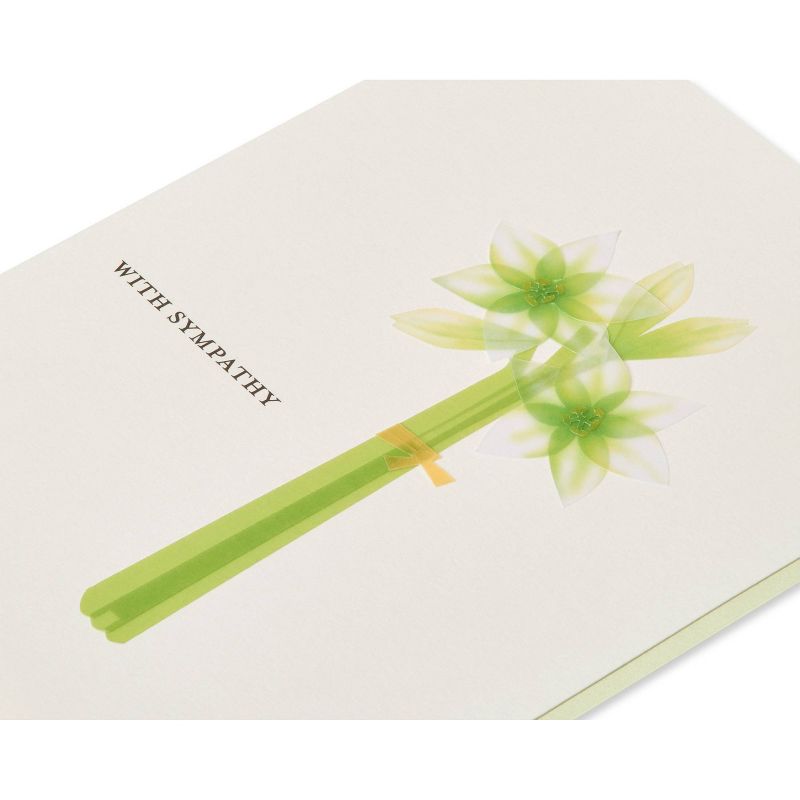 Sympathy Lilies Card - PAPYRUS