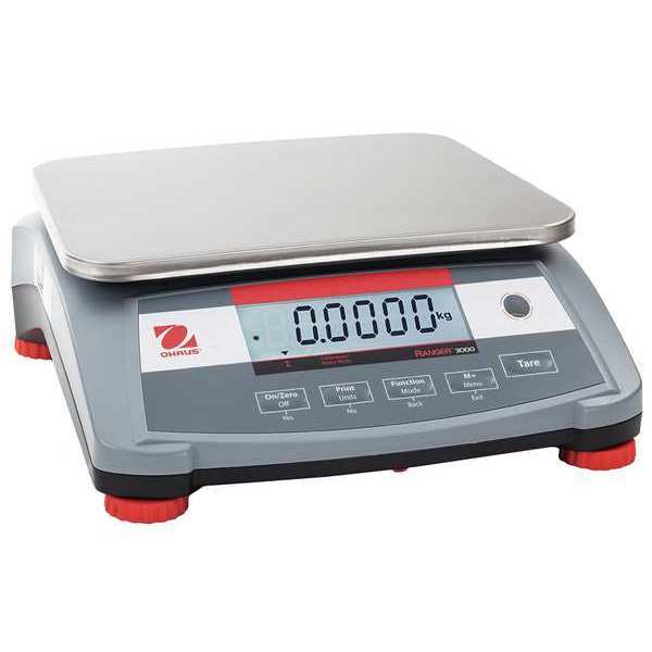 OHAUS R31P6 Digital Compact Bench Scale 6kg/15 lb. Capacity, Capacity: 6 kg, 15