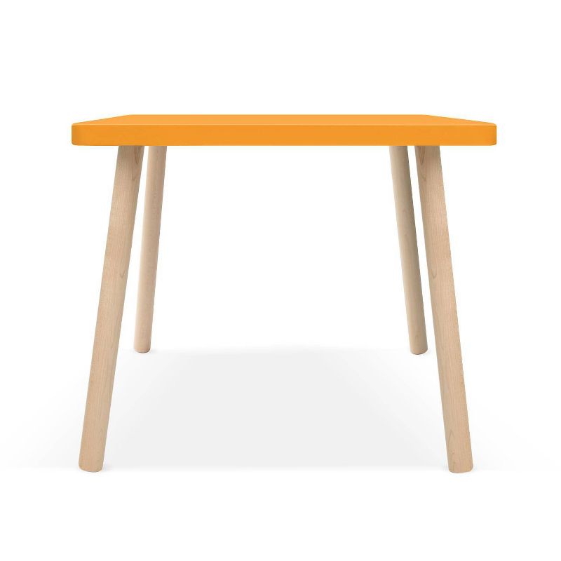 23.5" Peewee Round Kids' Table Maple/Orange - Nico & Yeye