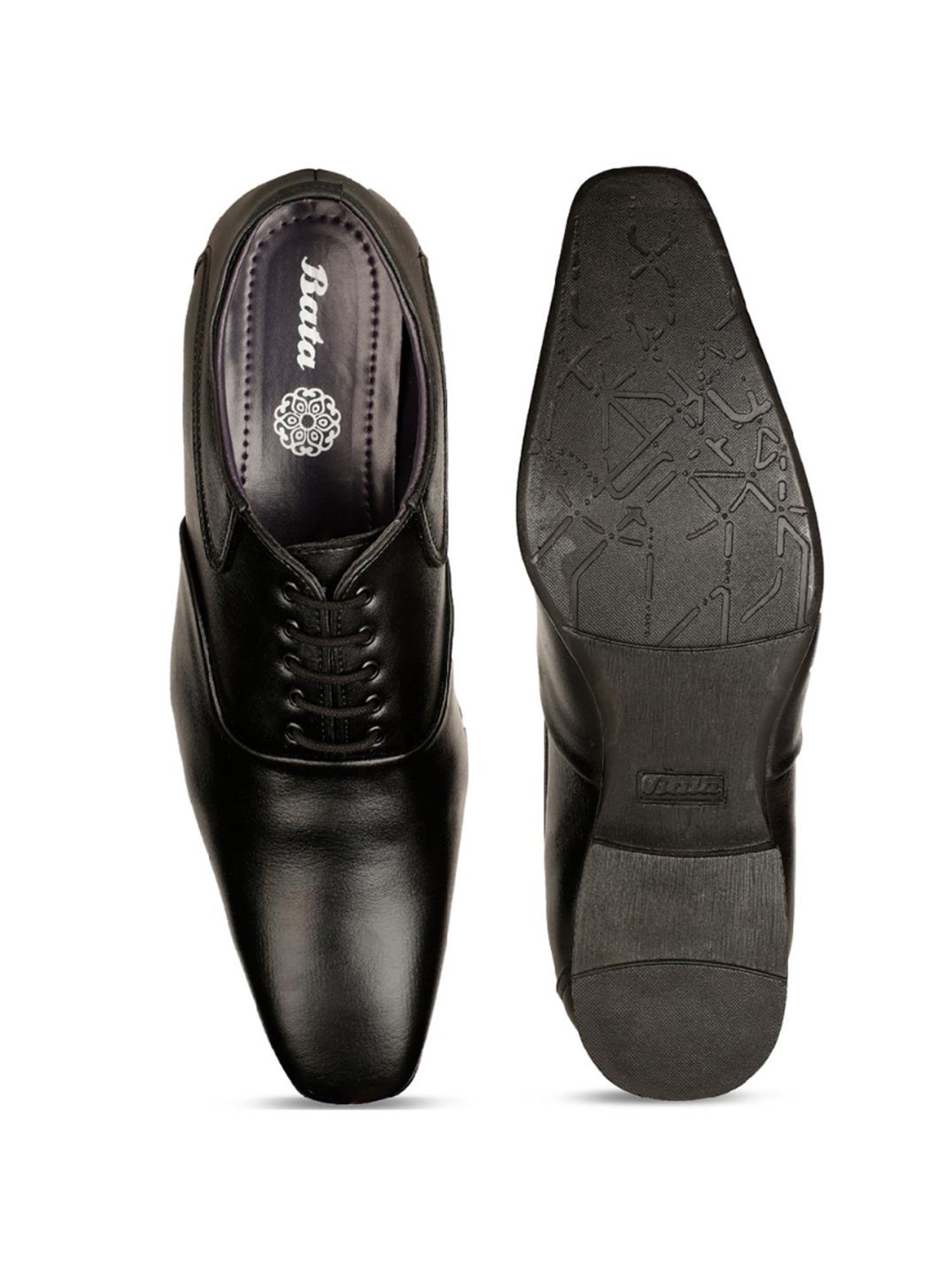 Bata Men's Black Oxford Shoes