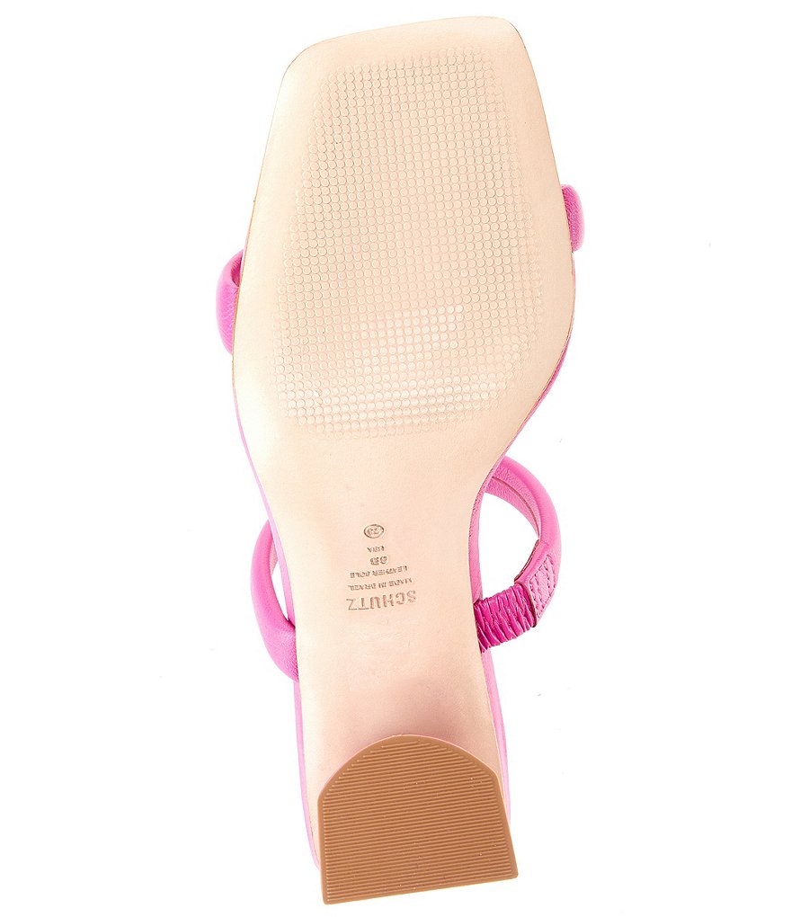 Schutz Ully Leather Slip-On Sandals