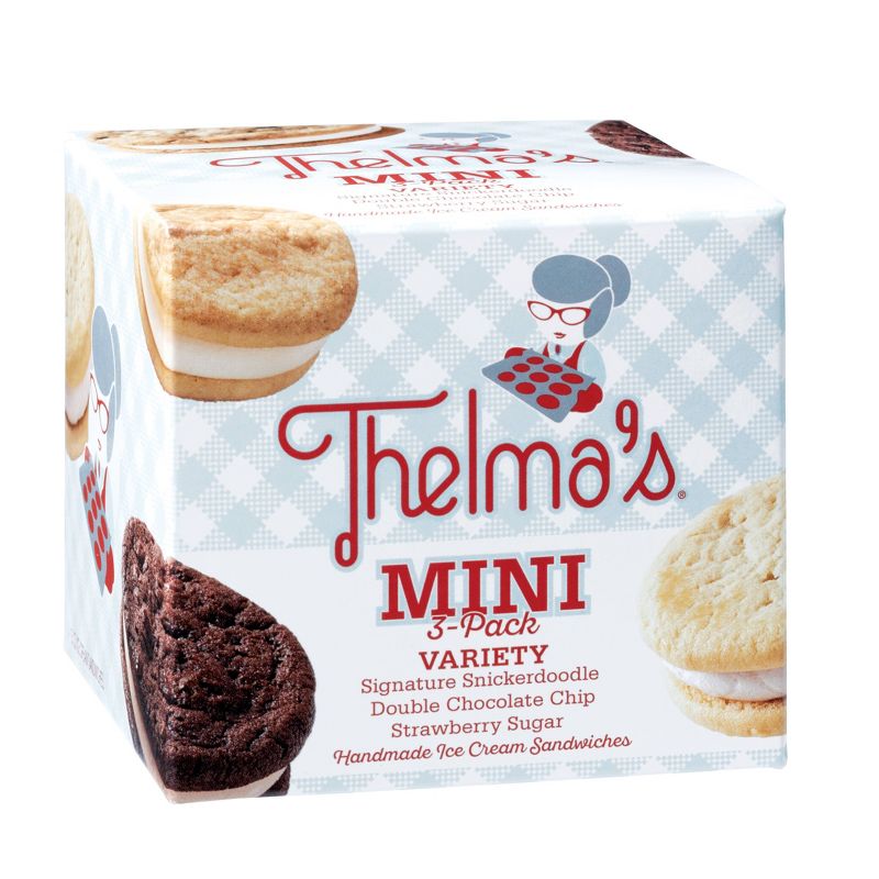 Thelma's Variety Pack Mini Ice Cream Sandwiches - 4.5oz/3ct