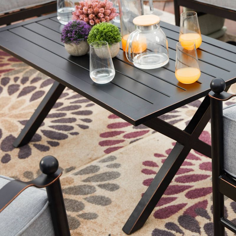 6pc Loveseat Patio Seating Set - Patio Festival