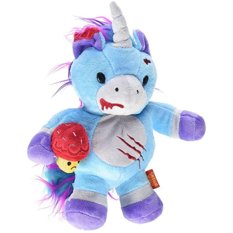 Crowded Coop, LLC WhimWham 8" Plush, Unicorn Cupcake Zombie