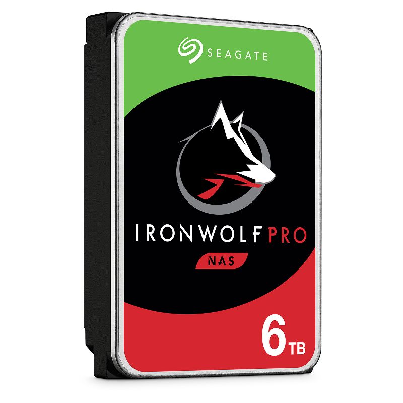 Seagate IronWolf Pro 6TB NAS Internal HDD - CMR 3.5in SATA 7200 RPM (ST6000NE000)
