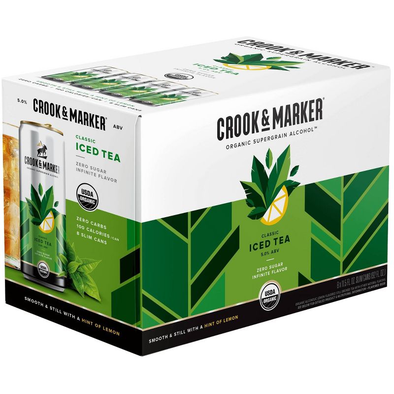 Crook & Marker Spiked Classic Iced Tea - 8pk/11.5 fl oz Cans