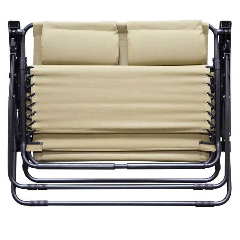 Mac Sports Heavy Duty Collapsible Folding All Terrain Beach Wagon, Red and Grey