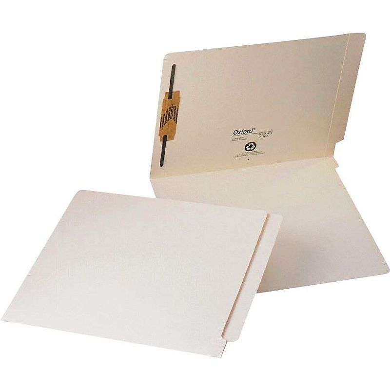 Pendaflex End Tab Expansion Folders 2 Fasteners Straight Cut Tab Letter Manila 50/Box H10U13