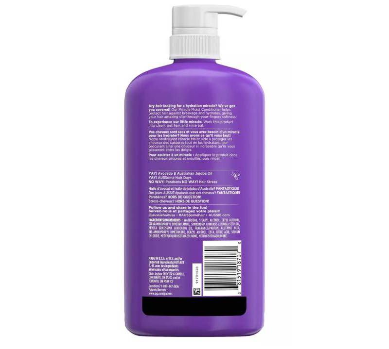 Aussie Miracle Moist Shampoo and Conditioner - Bundle