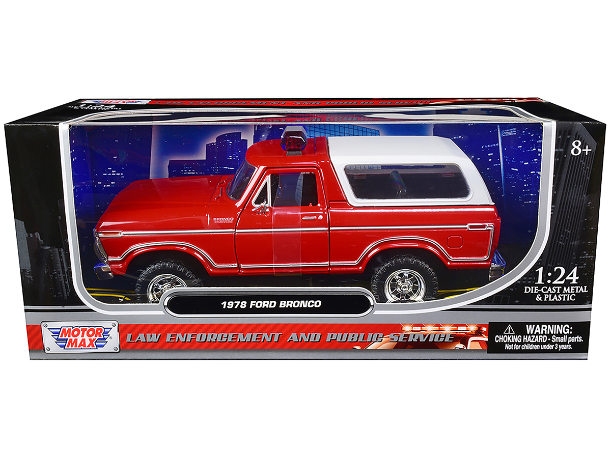 1970 Ford Galaxie Station Wagon "Chicago Fire Department Chief 16th Battalion" Red with Black Top Limited Edition to 300 pieces Worldwide 1/43 Model Car by Goldvarg Collection