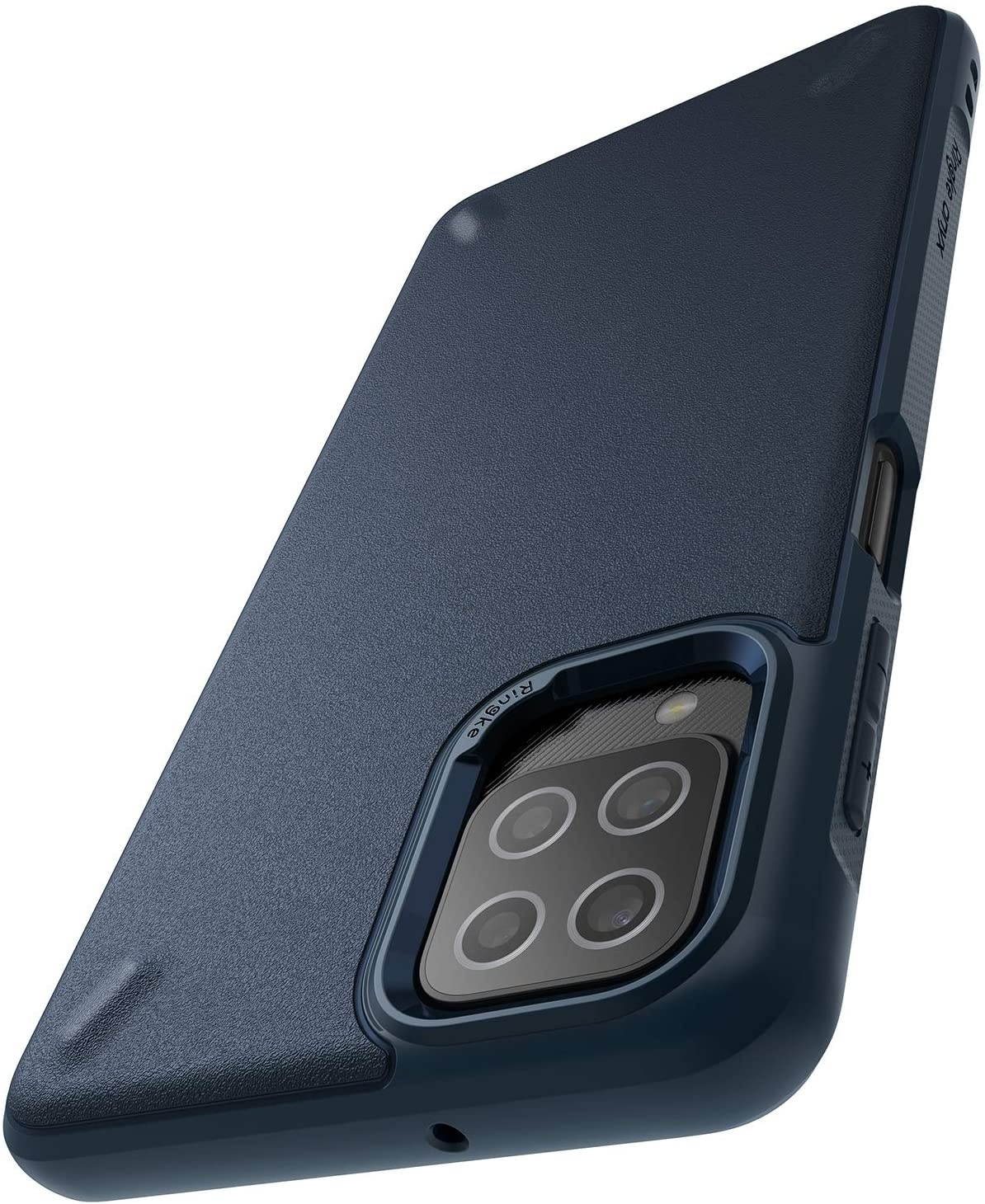 Ringke Onyx Compatible with Samsung Galaxy A12 Case, Galaxy A02 Case, Shockproof Rugged TPU Cover - Dark Gray