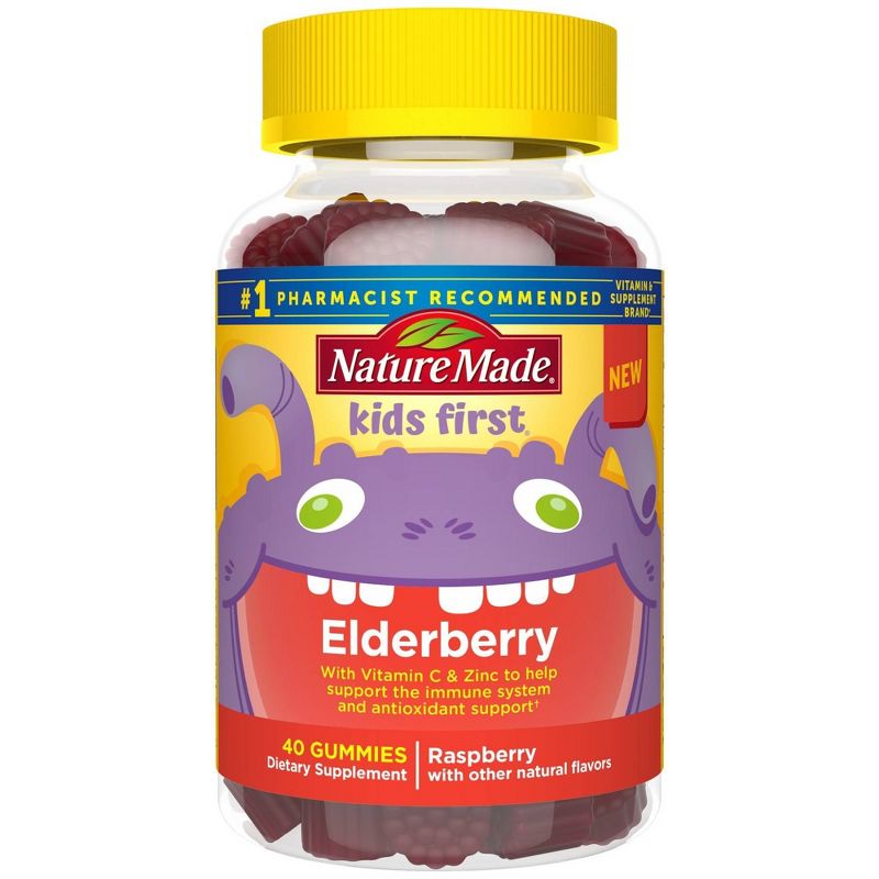 Nature Made Kids First Elderberry Gummies - 40ct