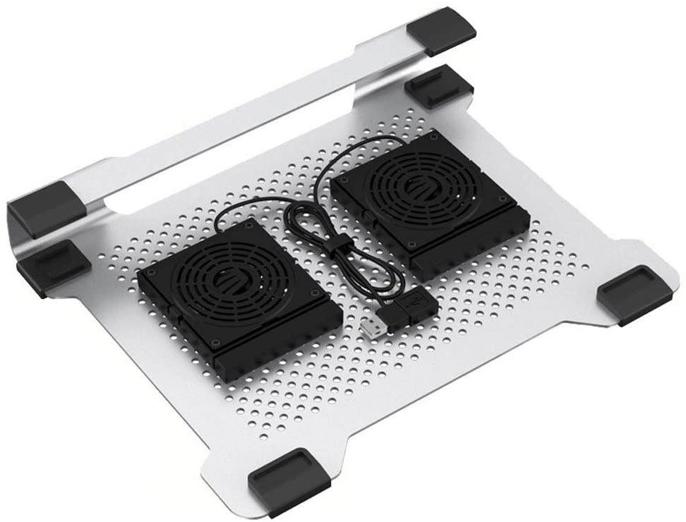 JCTTZ Gaming Laptop Cooler 12-15.6inch Strong Wind,Dual USB 2.0 Ports, Adjustable Mount Stand (Color : A)
