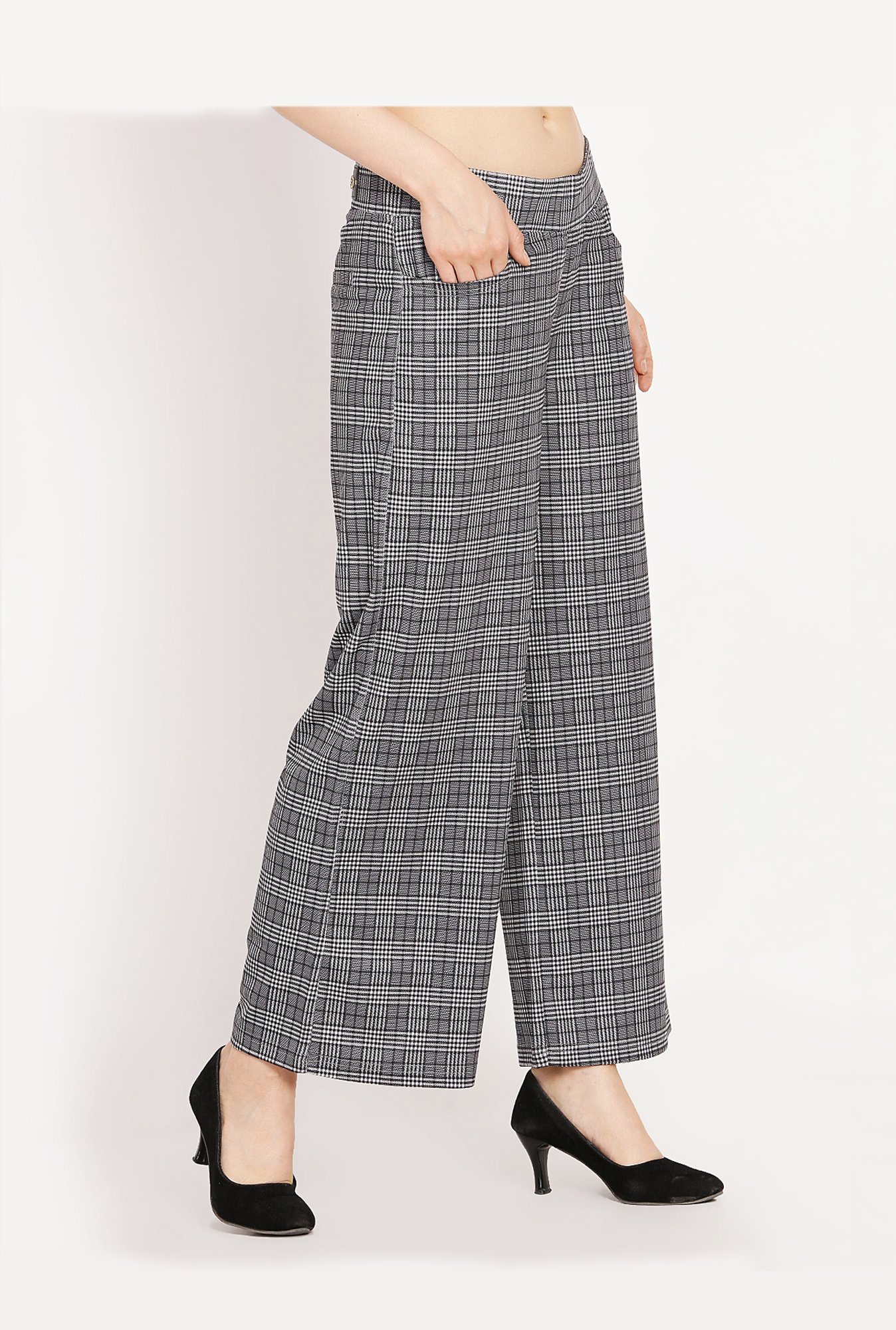 Westwood Grey Checks Trousers