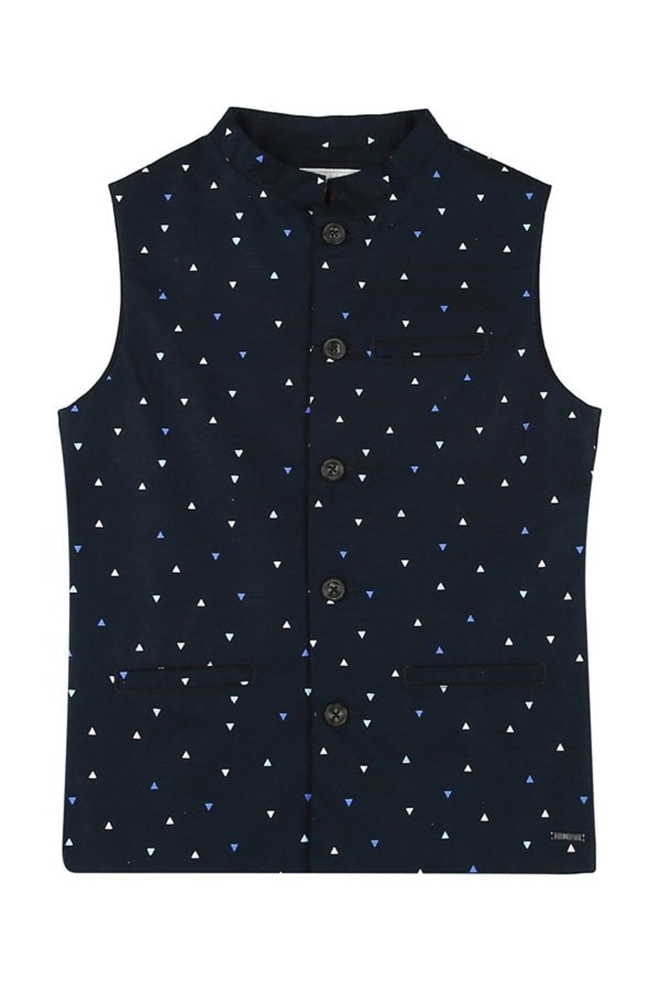 Gini & Jony Kids Blue Printed Jacket